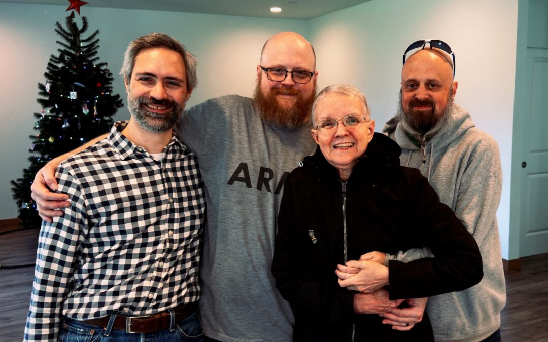 Circle Of Life - When these three guys were kids they spent many days growing up on The Orchard Compound. After graduation they all left the area. But now they've returned and all three are caring for aging parents. Very proud of them. Gives me a glimmer of hope for the future.